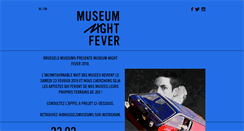 Desktop Screenshot of museumnightfever.be